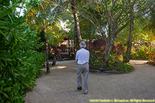 walking to clubhouse